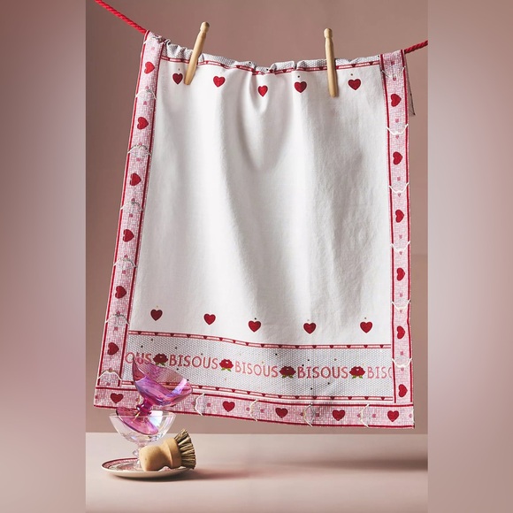 Anthropologie Other - Anthropologie The Bistro Tile Dishtowel: Valentine's Edition